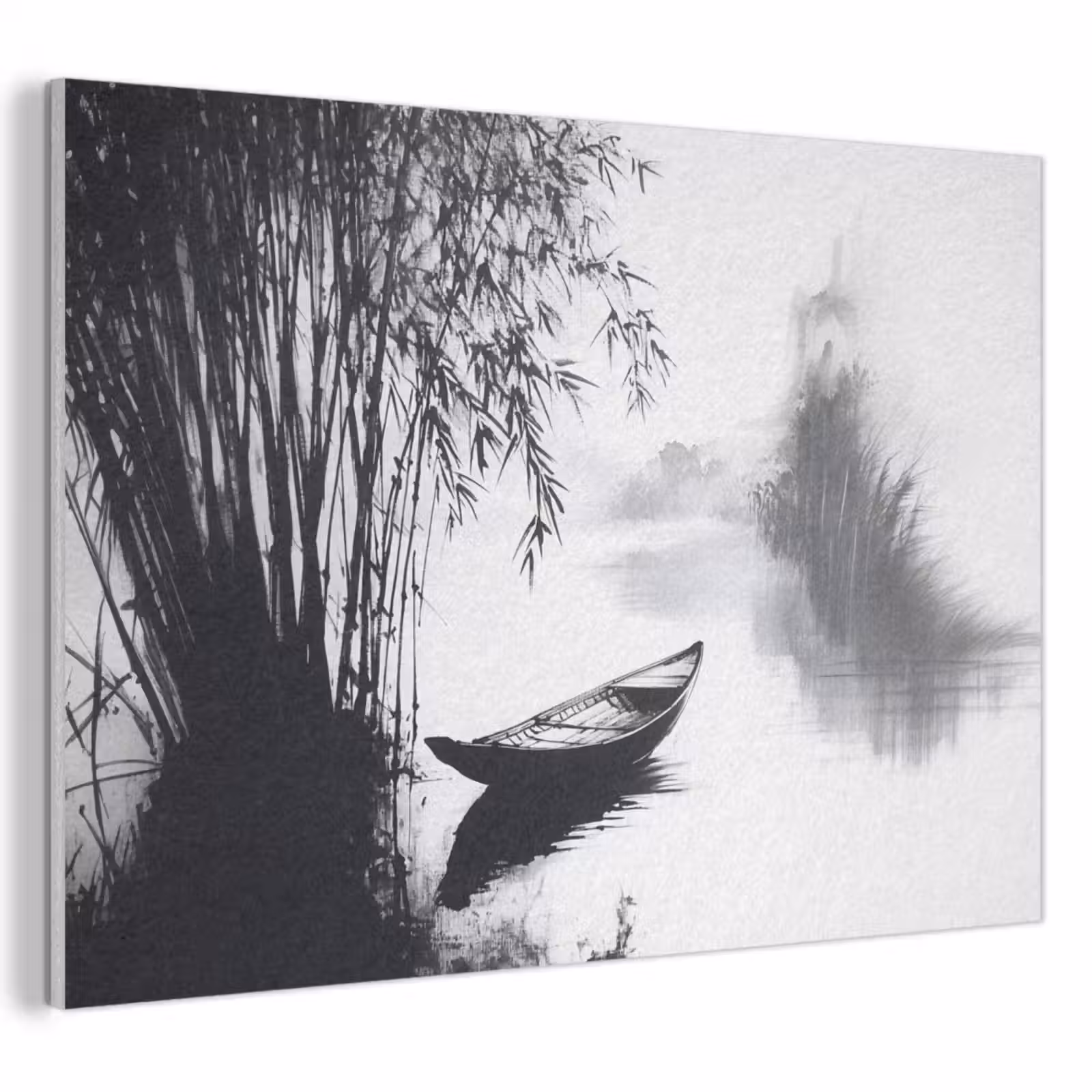 Acoustic Felt - Boat - River - Bamboo - White — 1