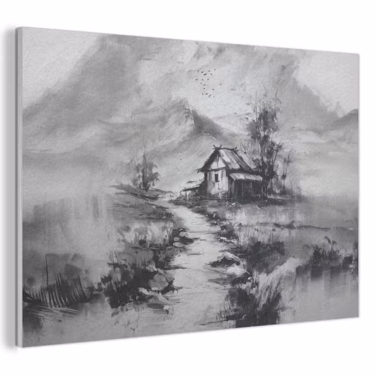 Acoustic Felt - Cabin - Gray - Mountains - Misty — 1
