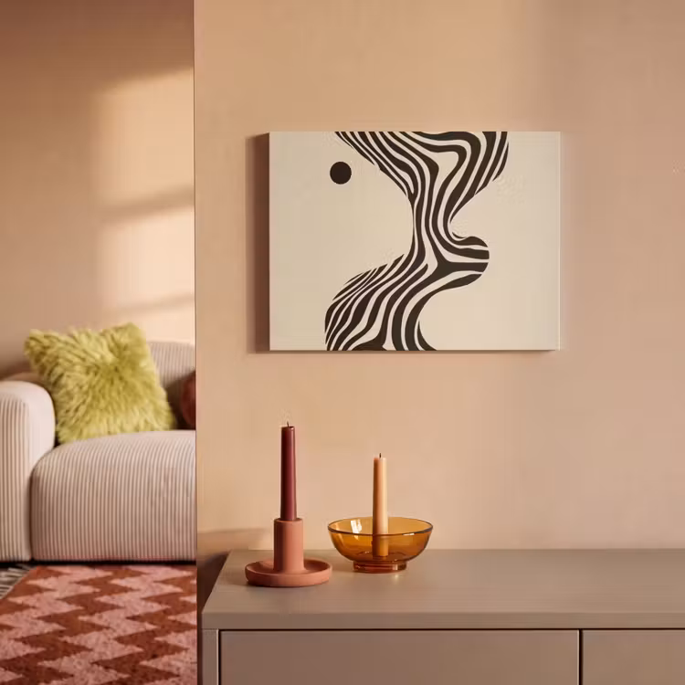 Acoustic Felt - Beige - Lines - Wavy - Abstract — 2