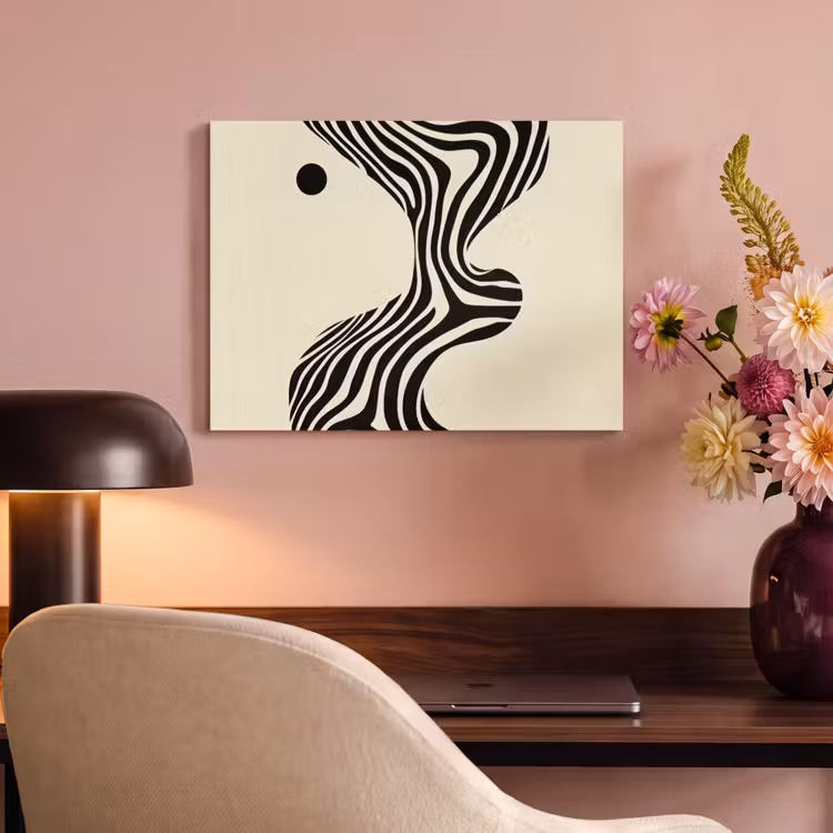 Acoustic Felt - Beige - Lines - Wavy - Abstract — 4
