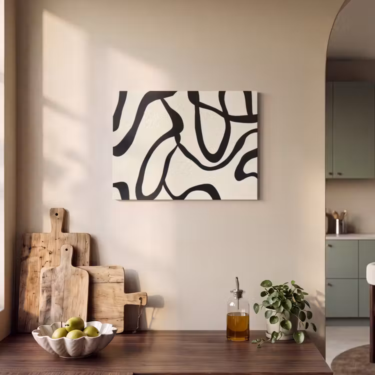 Acoustic Felt - Abstract - Lines - Modern - Beige — 3