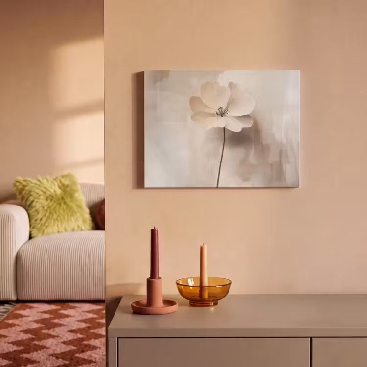 Acoustic Felt - Flower - Beige - Paint - Shadow — 2