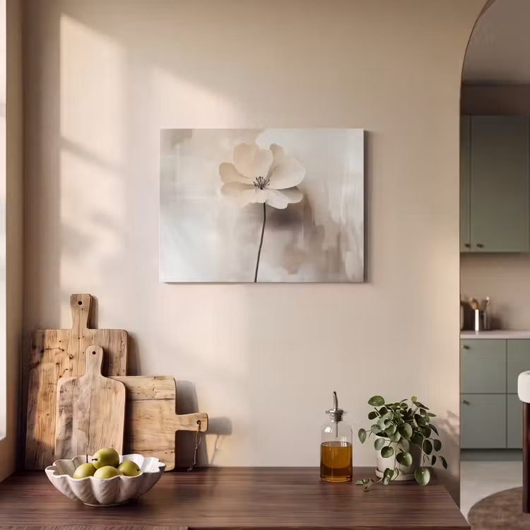 Acoustic Felt - Flower - Beige - Paint - Shadow — 3