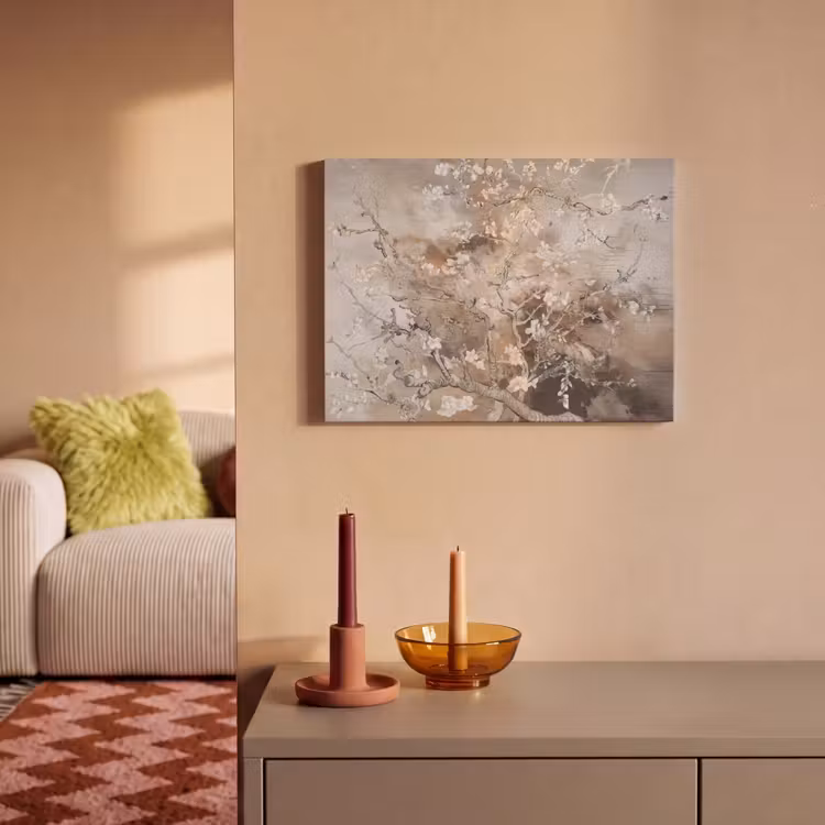 Acoustic Felt - Almond Blossom - Art - Van Gogh - Beige - Abstract — 2