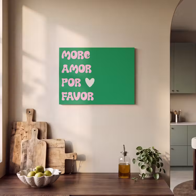 Acoustic Felt - Amor - Valentine - Green - Text — 3