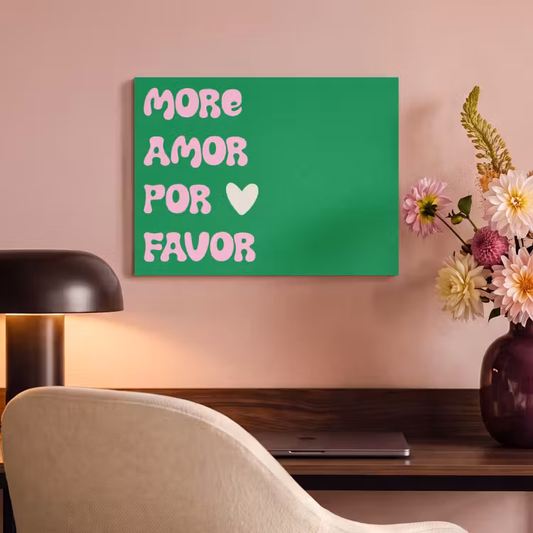 Acoustic Felt - Amor - Valentine - Green - Text — 4