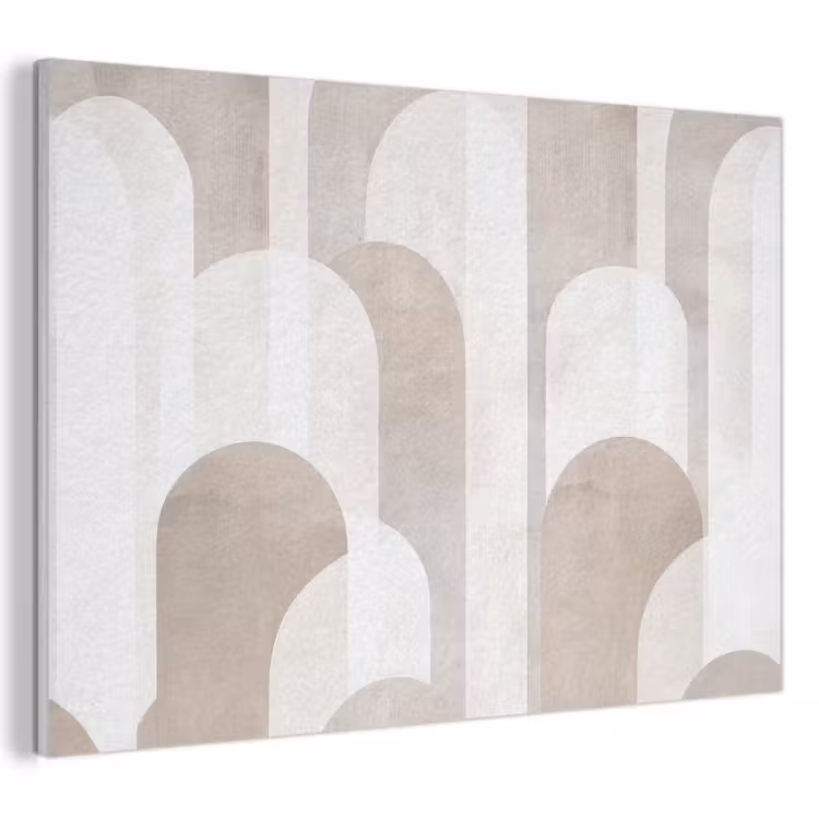 Acoustic Felt - Abstract arches - Modern - Beige — 1