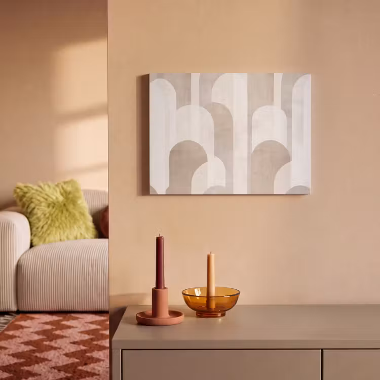Acoustic Felt - Abstract arches - Modern - Beige — 2