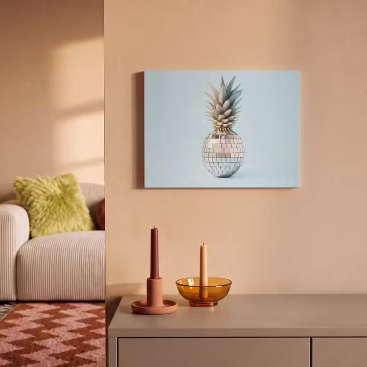 Acoustic Felt - Blue - Pineapple - Disco - Discoball — 2