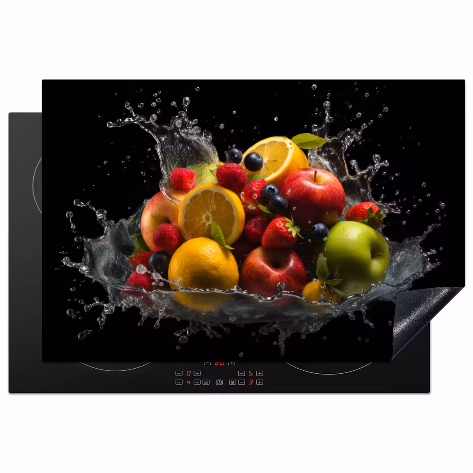 Induction Hob Cover - Fruit - Apple - Orange - Red fruit - Water — 1