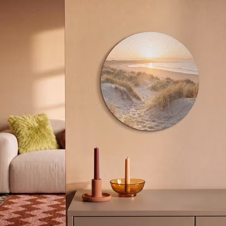 Acoustic painting round - Dunes - Beach - Sea — 3