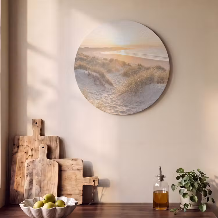 Acoustic painting round - Dunes - Beach - Sea — 4