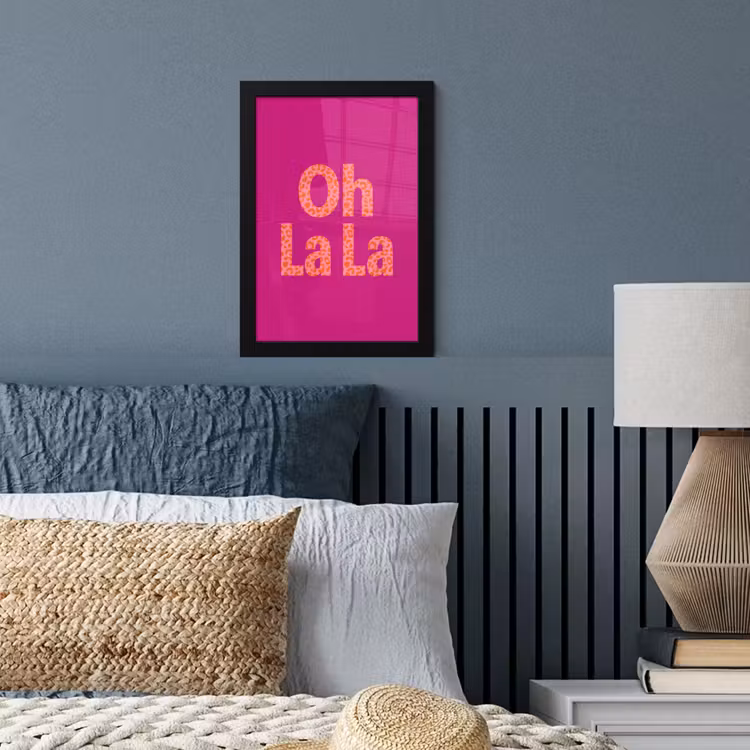 Photo Frame - Oh la la - Leopard print - Pink — 4