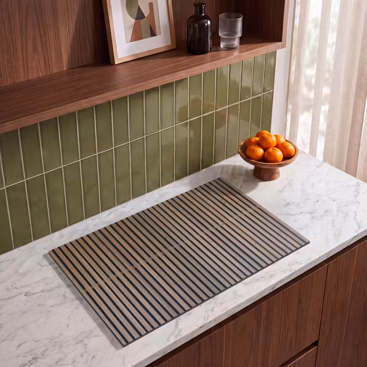 Induction Hob Cover - Vintage - Wood - Design - Structure — 3