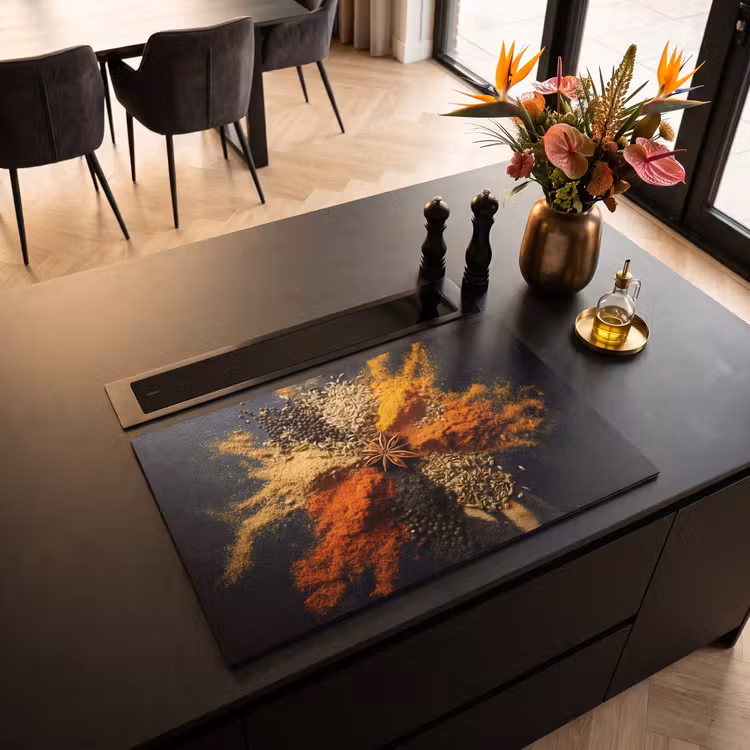 Induction Hob Cover - Spices - Explosion - Orange — 2