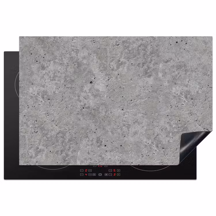 Induction Hob Cover - Concrete - Slate - Gray - Concrete texture — 1