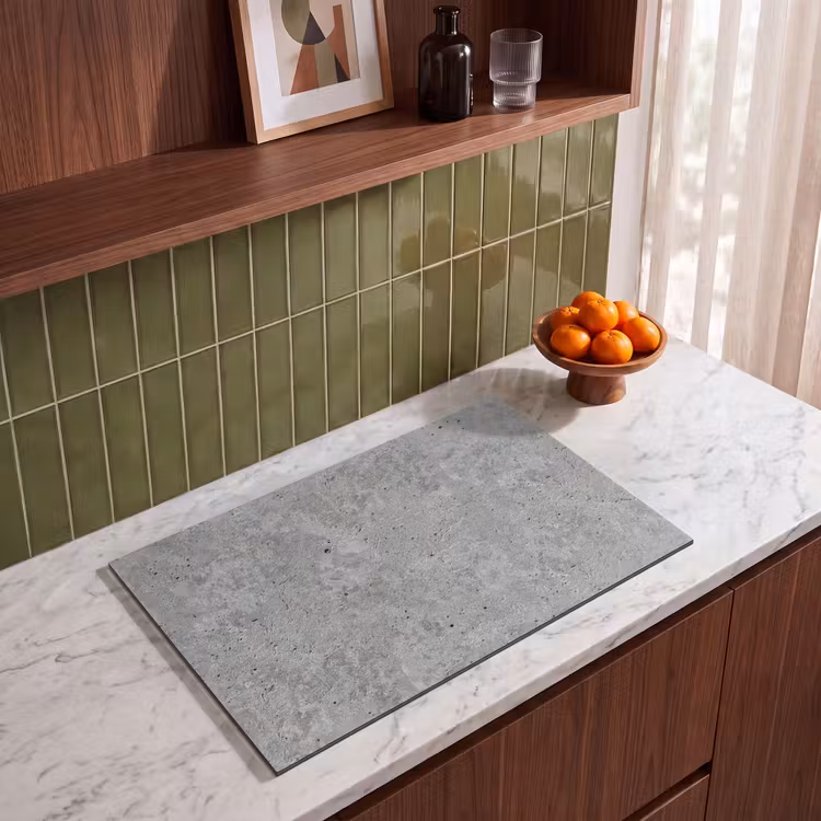 Induction Hob Cover - Concrete - Slate - Gray - Concrete texture — 3