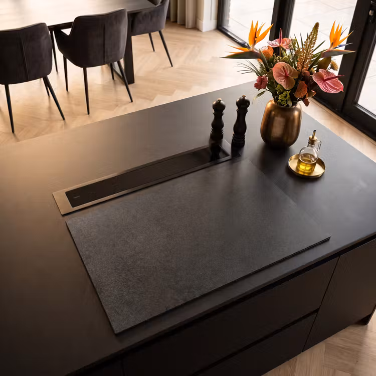Induction Hob Cover - Century Concrete Patina — 2