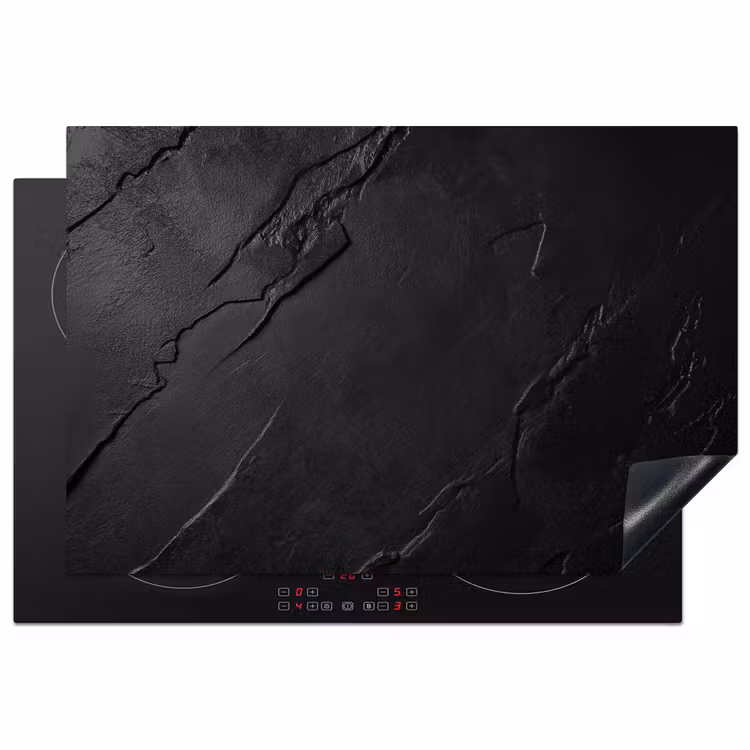 Induction Hob Cover - Black - Stone - Concrete — 1