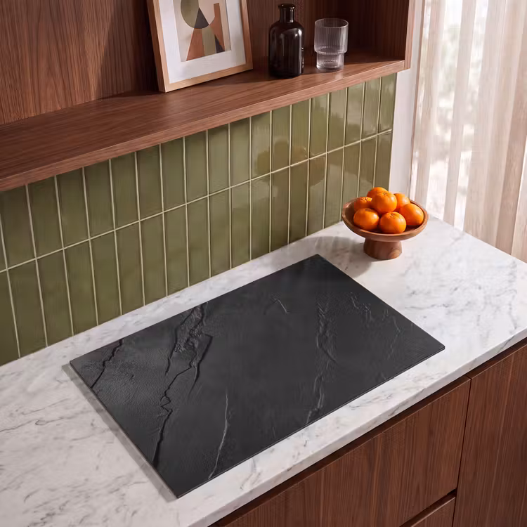 Induction Hob Cover - Black - Stone - Concrete — 3