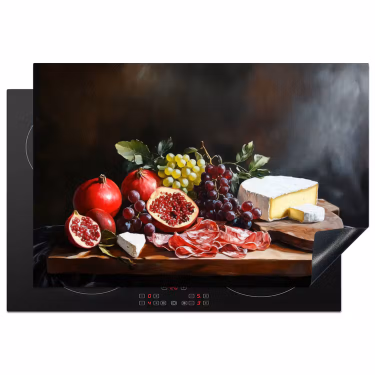 Induction Hob Cover - Drinking Board - Still Life - Vintage — 1