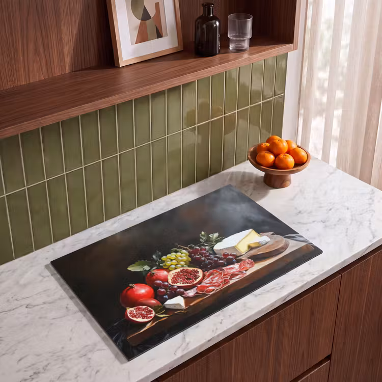 Induction Hob Cover - Drinking Board - Still Life - Vintage — 3