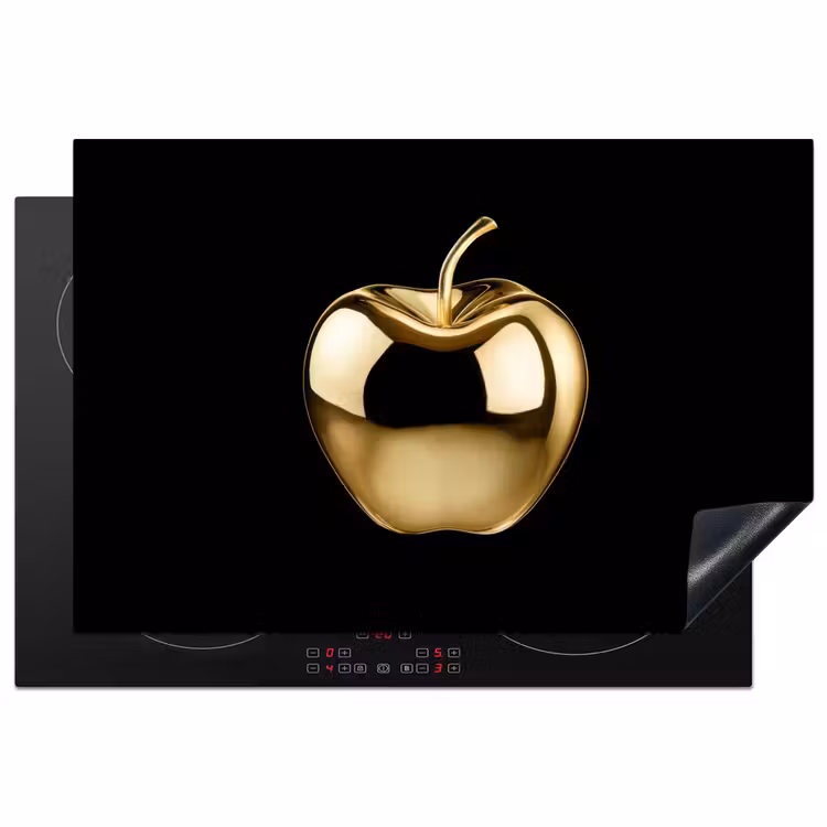 Induction Hob Cover - Apple - Gold - Chrome - Black — 1