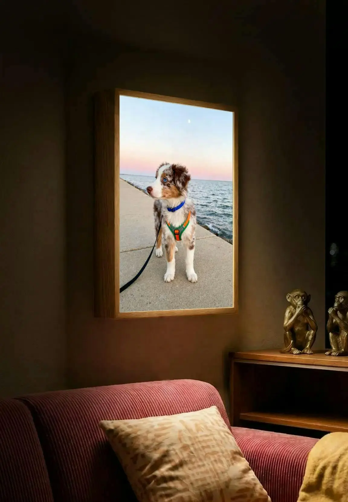 <h2>Your wall, your photo, your mood</h2>