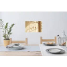 Beige - Paastak - Eieren Muursticker klein -eettafel