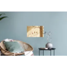 Beige - Paastak - Eieren Muursticker klein -plant