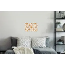 Paaseieren - Bruin - Bloemen Muursticker klein -slaapkamer