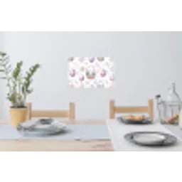 Bloemen - Paaseieren - Patroon Muursticker klein -eettafel