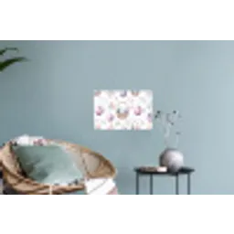 Bloemen - Paaseieren - Patroon Muursticker klein -plant