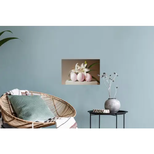 Lelies - Eieren - Pasen Muursticker klein -plant