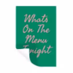 Menu - Quote - Roze Muursticker klein -3d