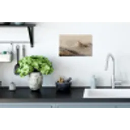 Berglandschap - Mist  - Penseelstreken Muursticker klein -keuken