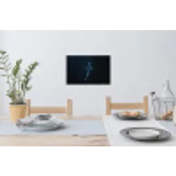 Oceaan - Walvishaai - Donkerblauw - Vlekken Muursticker klein -eettafel