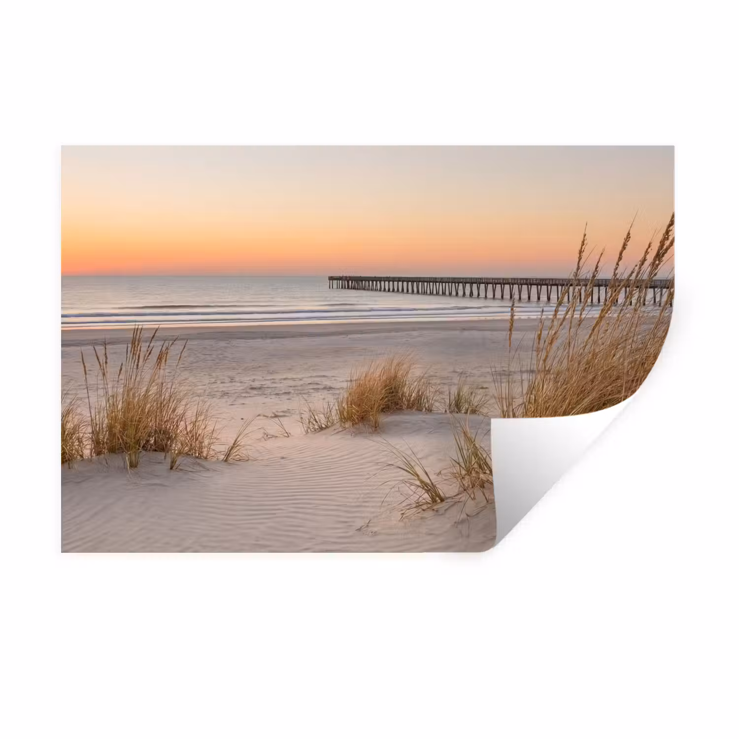 Wall Sticker - Pier - Sunset - Beach