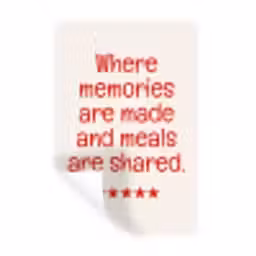 Quote - Sterren - Rood - Memories Muursticker klein -3d