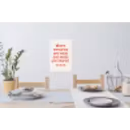 Quote - Sterren - Rood - Memories Muursticker klein -eettafel