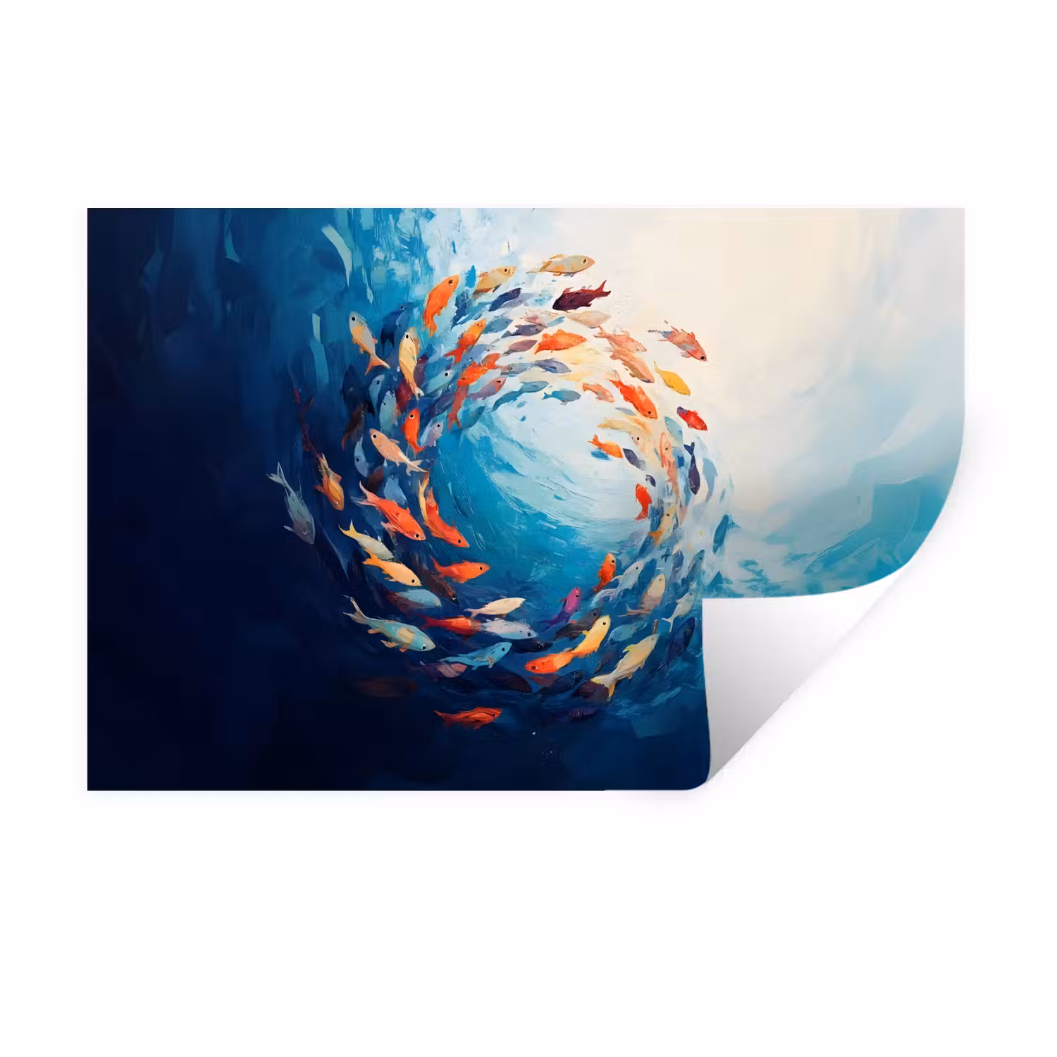 Wall Sticker - Sea - Fish - Colorful - Dynamic