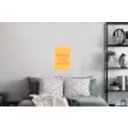 Gestreept - Geel - Sunshine - Letters Muursticker klein -slaapkamer