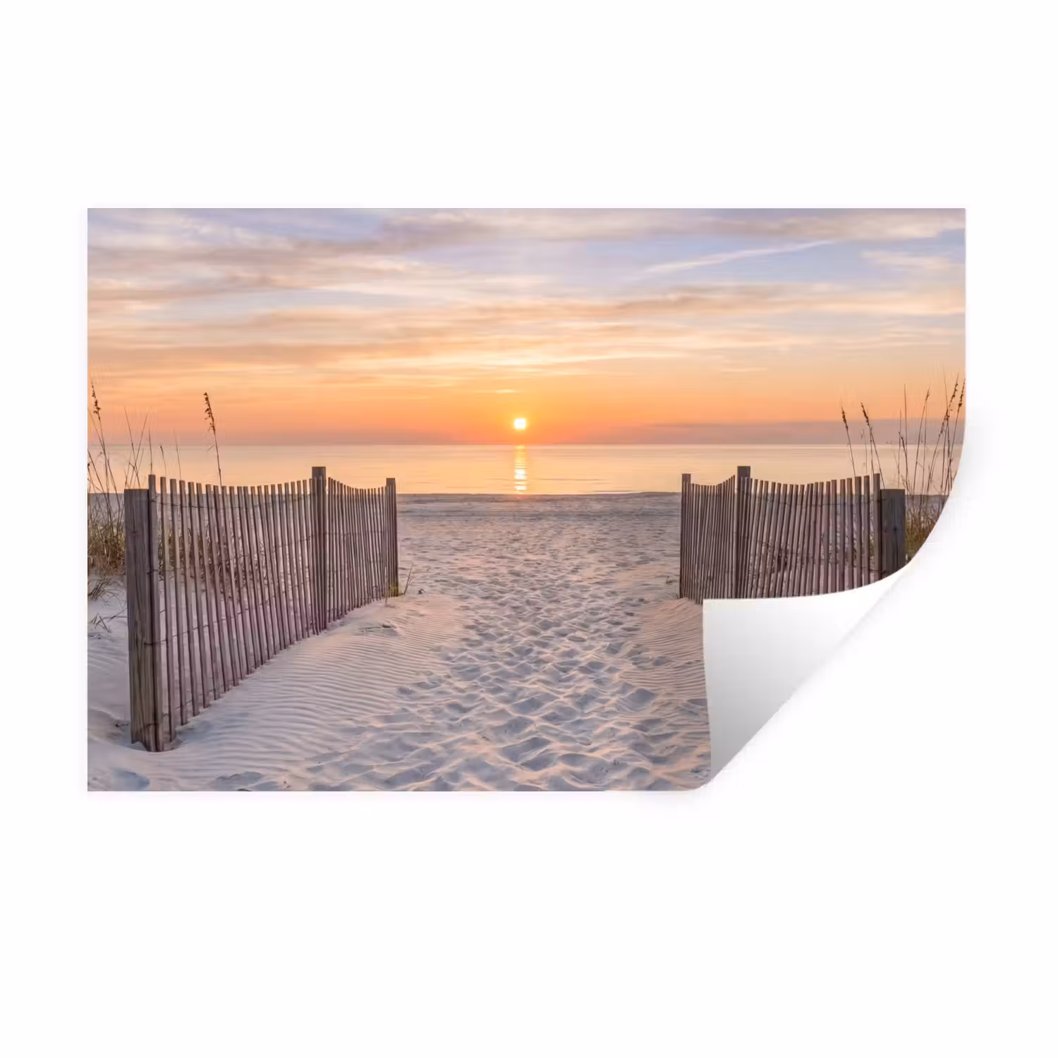 Wall Sticker - Sunset - Beach - Sand