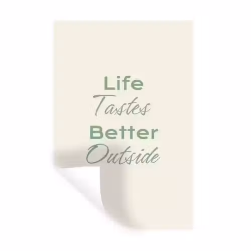 Tekst - Sierlijk - Letters - Groen Muursticker klein -3d