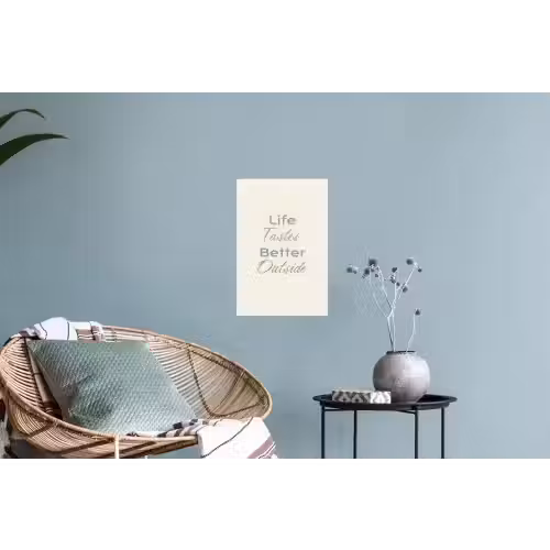 Tekst - Sierlijk - Letters - Groen Muursticker klein -plant
