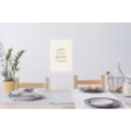 Tekst - Sierlijk - Letters - Groen Muursticker klein -eettafel