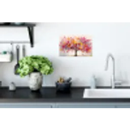 Aquarel - Boom - Kunst - Abstract Muursticker klein -keuken