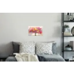 Aquarel - Boom - Kunst - Abstract Muursticker klein -slaapkamer